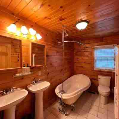 Poconos True Log Cabin with Views, Hot Tub & Game Room Rooms