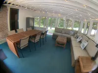 Waterfront camp on quiet part of Lake Winnisquam, dog-friendly, w/dock Hotels in Meredith