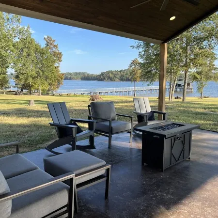 Super clean Waterfront home with private boat launch and fishing pier on site.