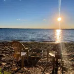 Lake Champlain Waterfront: Amazing Sunsets, Private Beach, and Firepit