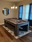 Pool Table, Cozy, Basketball hoop, Game console, loaded kitchen! Beautiful home