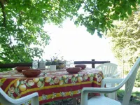 Nice small house with garden and breath-taking view over the Versilia Coast