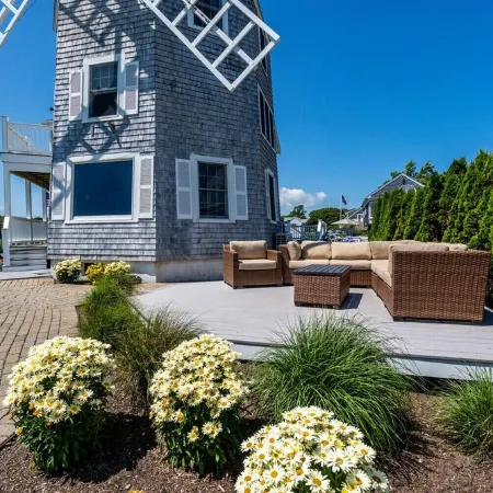 Unique oceanfront windmill with breathtaking views of Nantucket Sound.