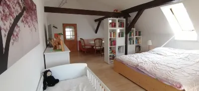 Bullerbü in Brandenburg, Romantisches Ferienhaus in Ruhiger Lage 10 Min. zum See