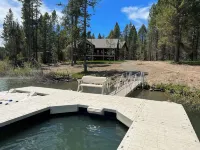 Behind The Pines cabin on the lake!