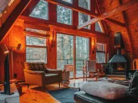 A-frame w/ sauna near Whiteface & Lake Placid, NY Hotels in Jay