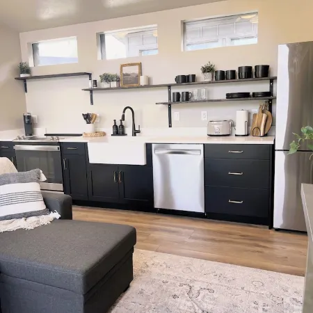 Cozy Riverfront cabin in Lux RV Resort w/ beautiful views in lovely South Weber
