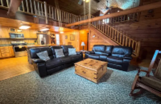 Picture-perfect cabin with private hot tub, deck space, fireplace, & more