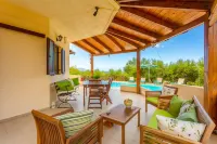 Villa Armi Large Private Pool Walk to Beach Sea Views A C Wifi Eco-friendly - 2809