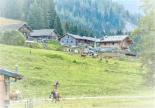 Comfortable alpine suite with gallery