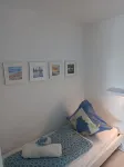 Vacation apartment with lake view, close to the beach with WiFi, dishwasher, microwave