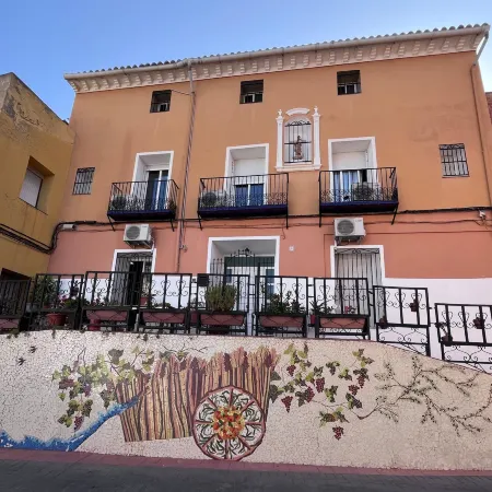Town House in Old Village Ador, Ganda with Big Roof Terrace with Seaview
