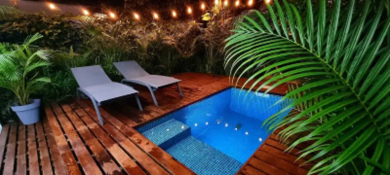 Cool Jungle Casita with pool and A/C 住宿飯店