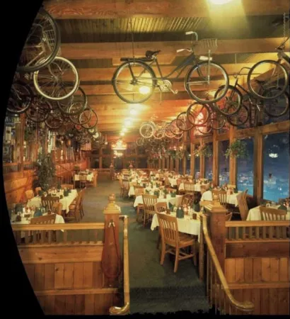 Riverside Cabin B White River is 110 ft Away with Riverview from Deck King Bed