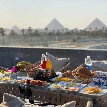 Galleria hotel pyramids view