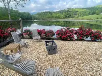 VIEWS! Private Cove Lake House & Pool!