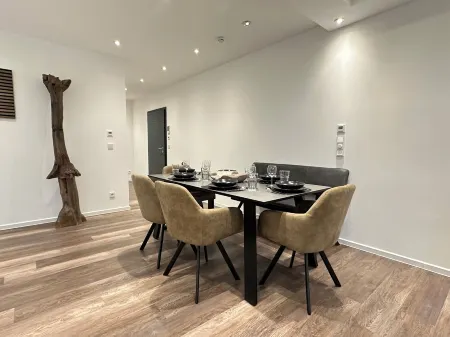 Elegant new building between Hamburg & Lübeck, Baltic Sea with parking lot in Reinfeld