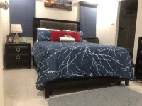 Our beautiful apartment is fully air conditioned with hot water