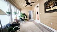 Boho, Plant-Filled Home w/ Wood + Leather Touches, 3 Beds, 2 Baths, Super Clean.