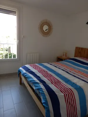 Valras-plage, Appartement T3, Bord de mer Avec Terrasse et Parking