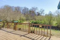 Large Deck: Luxe 6-acre Retreat in Dahlonega! - 3-Star