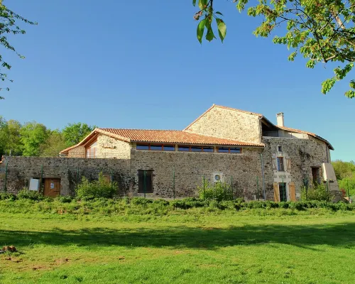 Cottage in France with Covered Terrace Hotels in Roussines