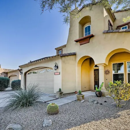 Luxe Goodyear Home w/ Serene Backyard & Game Room