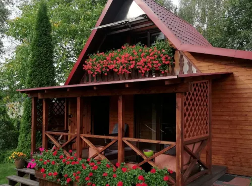 Wooden House by Masurian Lakes Gizycko - parking