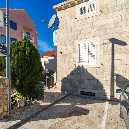 Apartments Senjo - One Bedroom Apartment with Balcony with Sea View (Apartman 1)