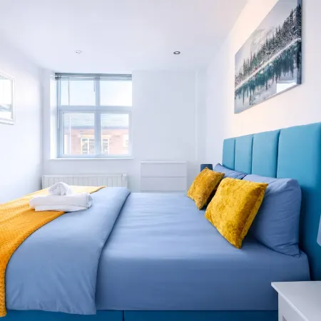 Modern Leicester 1-Bed Fast Wi-Fi