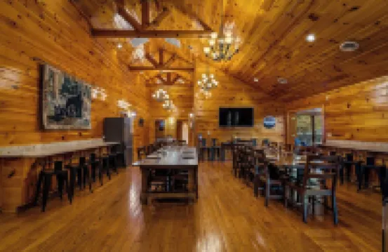 Luxury Cabin with Hot Tub, Game Room, Theater, Pool Swim Spa