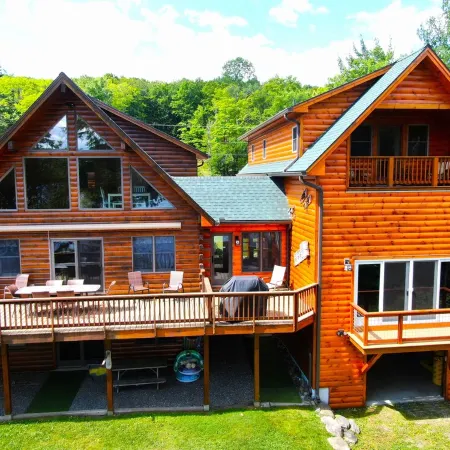 Large Lakefront Home