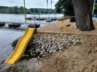 Private Beach Waterfront w/ Dock - Rock River Hideaway