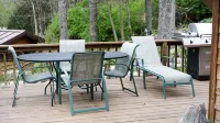 The Bunkhouse- fire pit, waterfall, games, private retreat for the family!