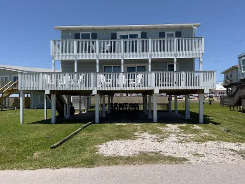 At Coastal Casa enjoy the waves, the breeze, and a quick walk to the sand.
