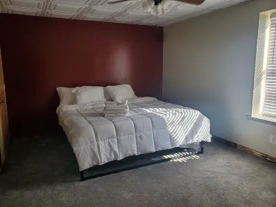 Private apartment above a craft brewery. Hotels near Celina Baptist Temple
