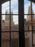 Luxury apartment with cathedral views