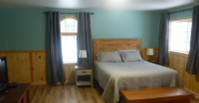 The Hill House offers a great view, plus it's close to town and dog friendly!