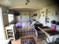 Luxury Shepherd's Hut (The Hawthorn) at Templehall Hotels in Eyemouth