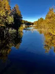Enjoy the beautiful views of the Muskegon River near Hardy Dam and Dragon Trail