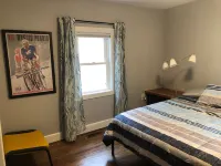 Fresh, nicely finished, three-bedroom cabin on the Baileys Trails!