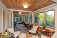 Lakefront home! Water view from the house.  Less than 3 minutes stroll to beach!