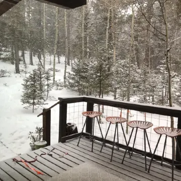 Rock Rest Eco-Cabin on 2 acre forested lot. Mins from Wolf & Wildlife Sanctuary.