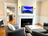 Stylish home next to train to Boston, near Salem
