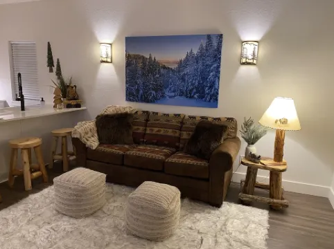 The Comfy Bear Cottage! Beautiful 2 bed/1bath home minutes from skiing and lake.