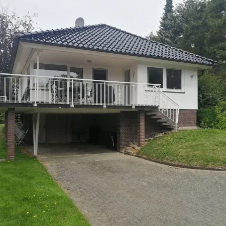 Vacation bungalow with a garden property only 3 minutes away from the beach
