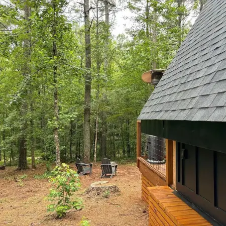 The Tiny Mansion: New A-Frame! Secluded, Great Getaway in Dahlonega!
