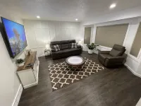 Quiet and modern 2 bed 1 bath apartment with changing sand table