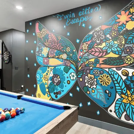 14guests, gameroom, theatre, sauna in the center of twin cities