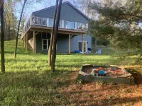 Charming new house on 6 acres across from Silver Lake